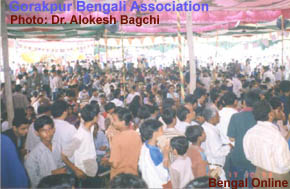 BA Puja Crowd